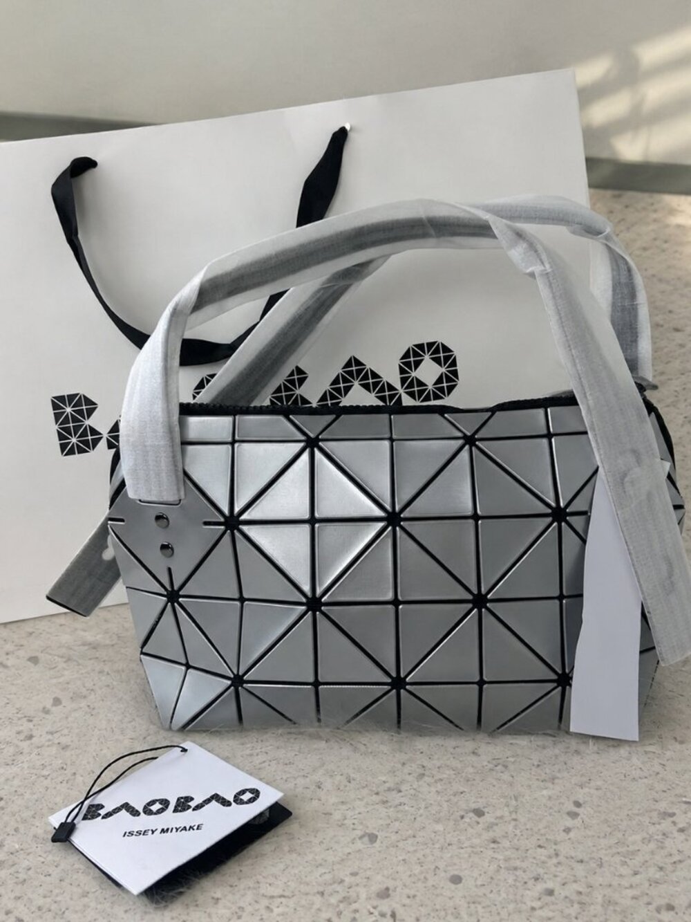 Issey Miyake Bao Bao Boston Tote Bag